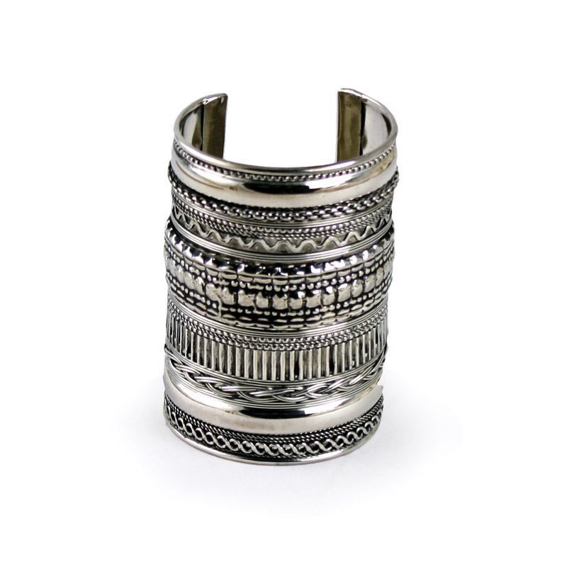 Brass (Silver Plated) Wrist Cuff Brass (Silver Plated) Wrist Cuff
